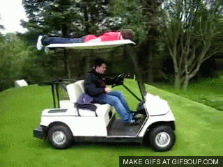 Golf cart planking