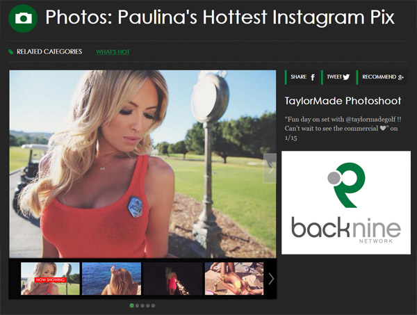 Paulina Gretzky Photo Gallery