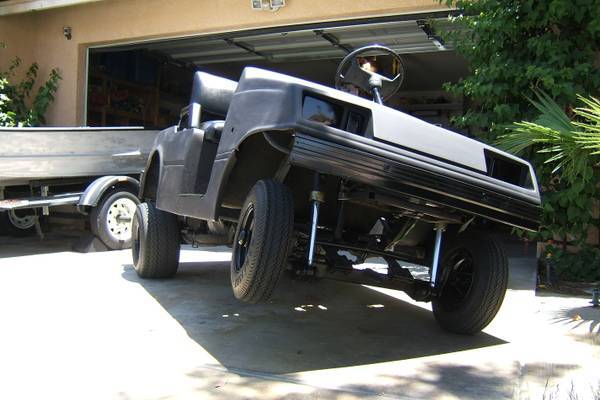 New Way to Ride: Custom Lowrider Golf Cart with Hydraulics ...