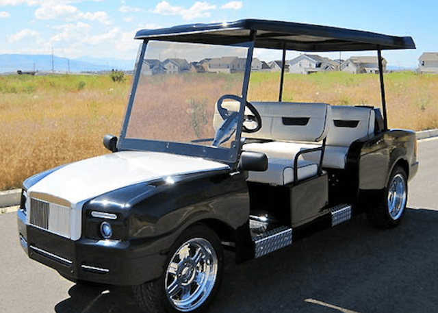 luxury golf buggy